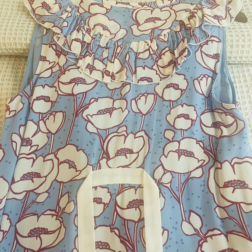 TED BAKER London dress.TED size4.US size10.Poppy print. - Picture 8 of 12